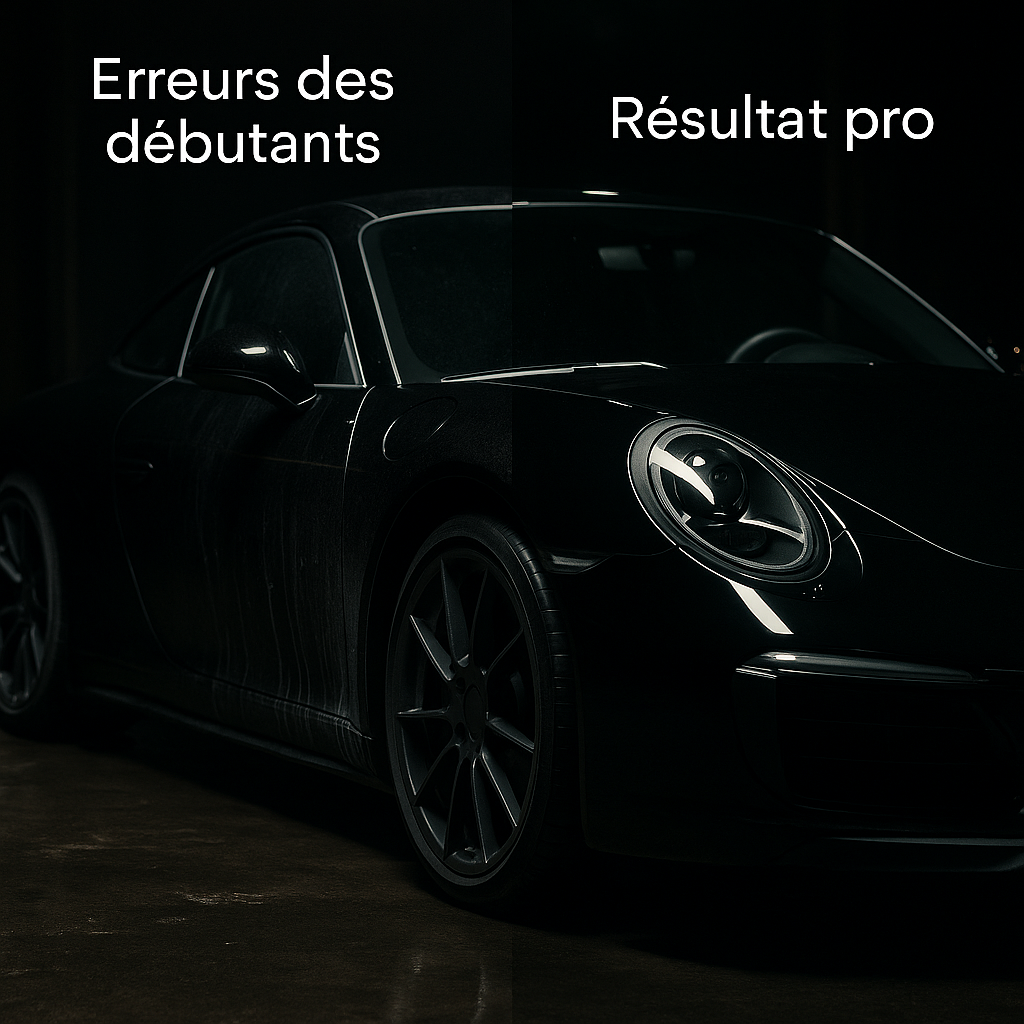 10 erreurs fatales que font les débutants en detailing (et comment les éviter)