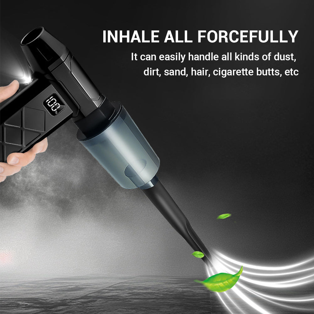Souffleur d’Air Puissant 800000RPM – Turbo Jet Brushless Haute Vitesse, Rechargeable Type-C, Nettoyeur d’Air Extérieur et PC, Air Duster Professionnel