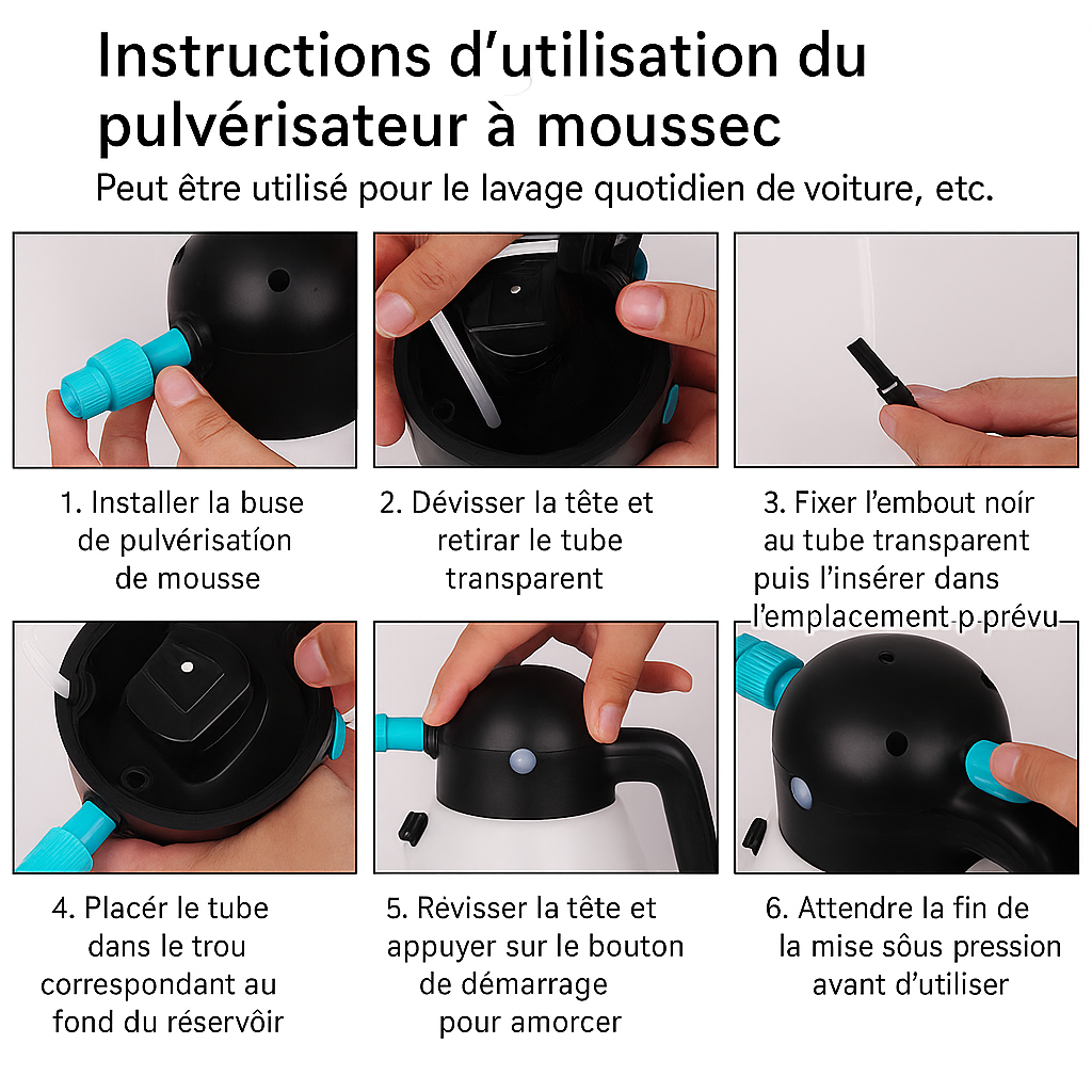 Pulvérisateur à Mousse 1,8L LEEPEE – Detailing Auto Maniac Auto Style