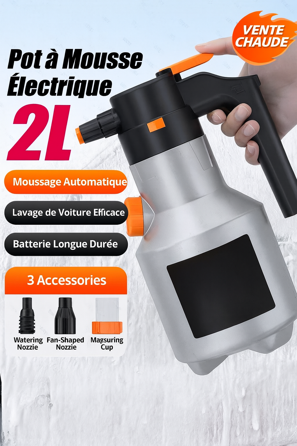 Pulvérisateur Électrique à Mousse 2L – Detailing Auto Maniac Auto Style