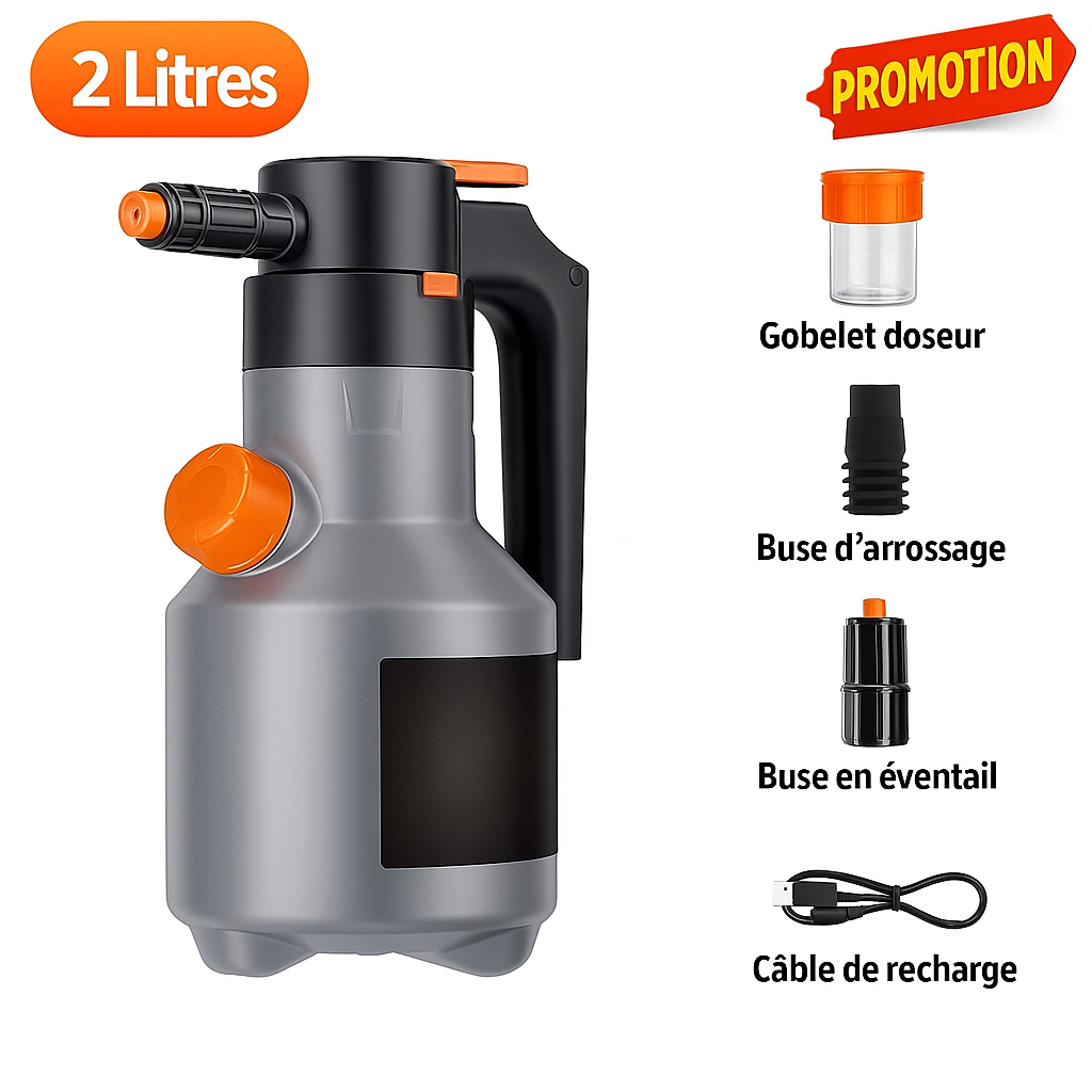 Pulvérisateur Électrique à Mousse 2L – Detailing Auto Maniac Auto Style