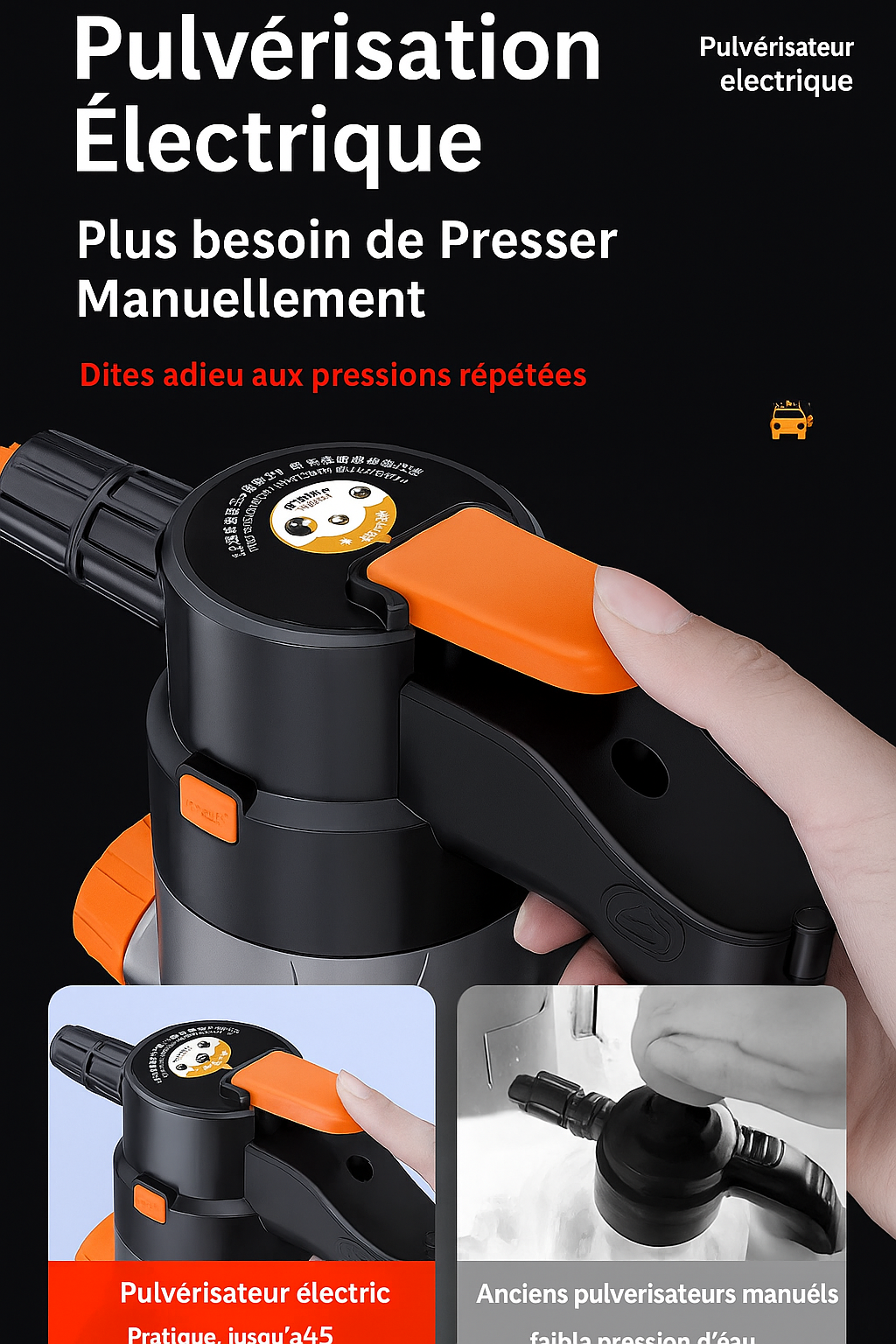 Pulvérisateur Électrique à Mousse 2L – Detailing Auto Maniac Auto Style