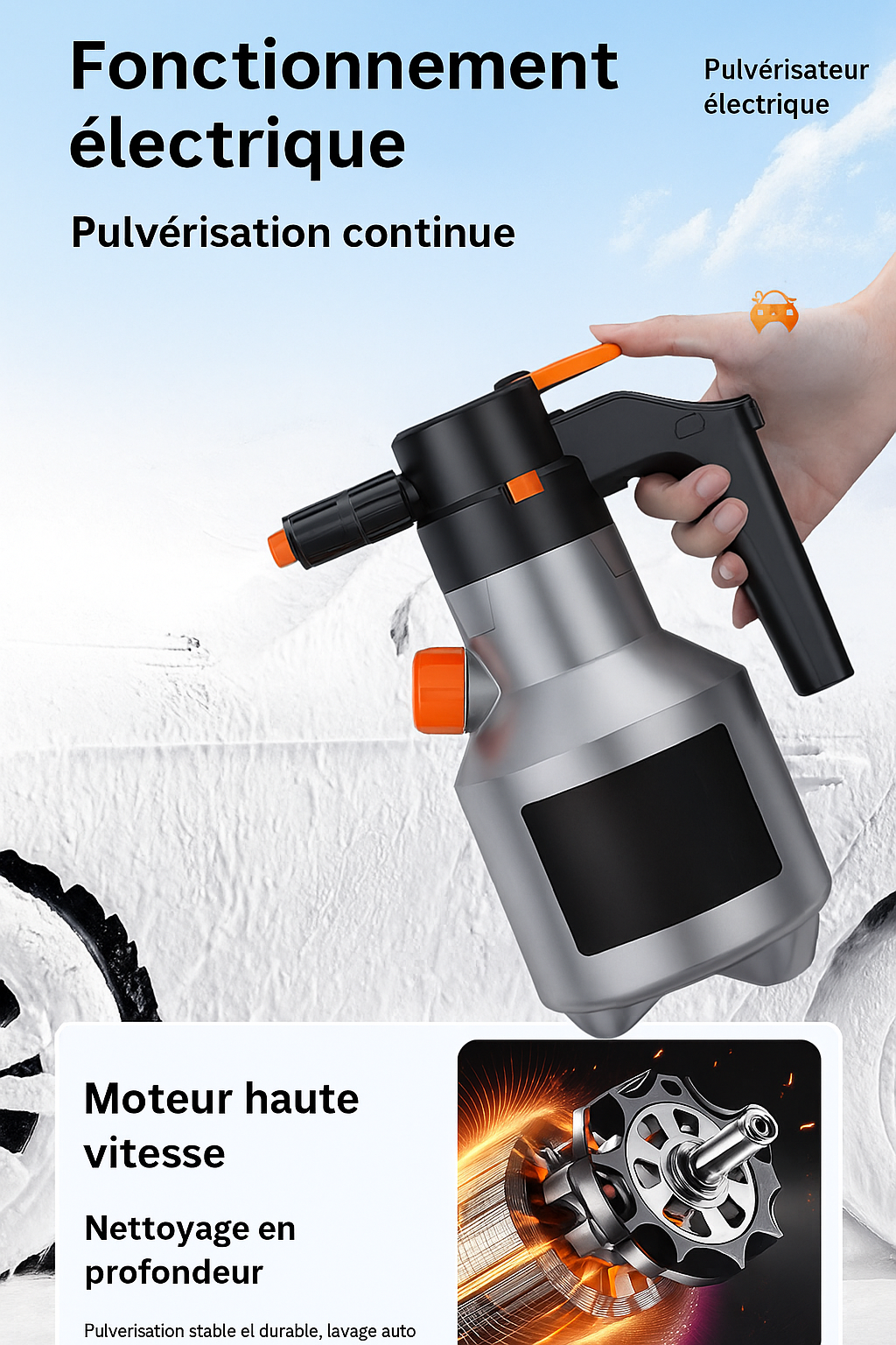 Pulvérisateur Électrique à Mousse 2L – Detailing Auto Maniac Auto Style