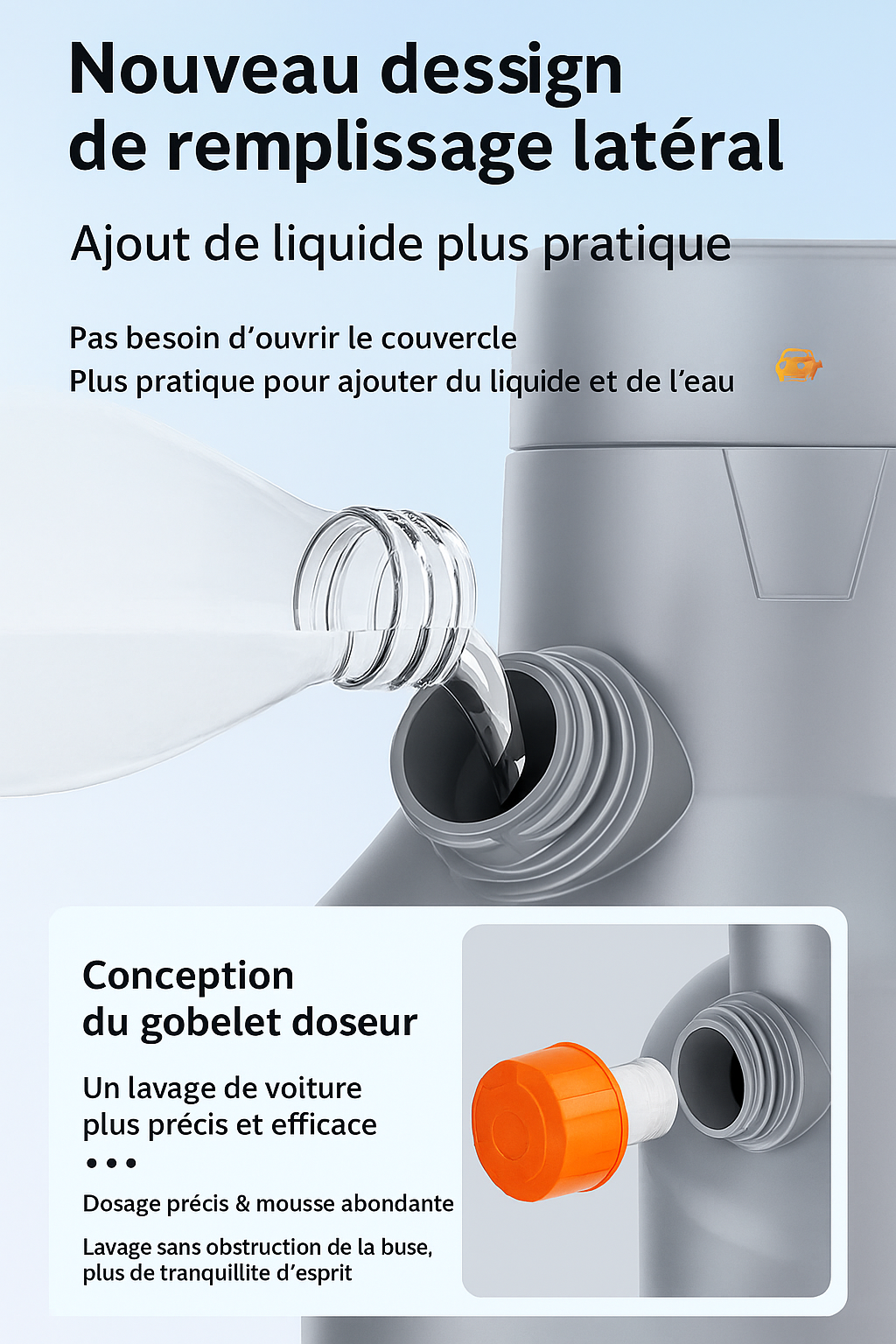 Pulvérisateur Électrique à Mousse 2L – Detailing Auto Maniac Auto Style