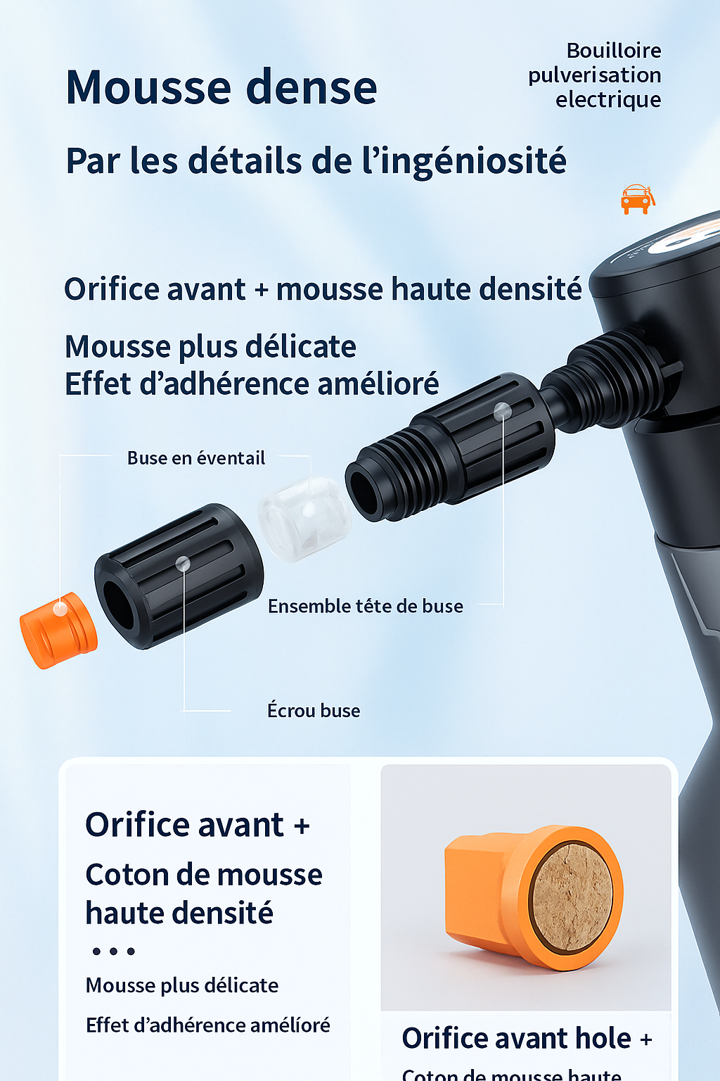 Pulvérisateur Électrique à Mousse 2L – Detailing Auto Maniac Auto Style