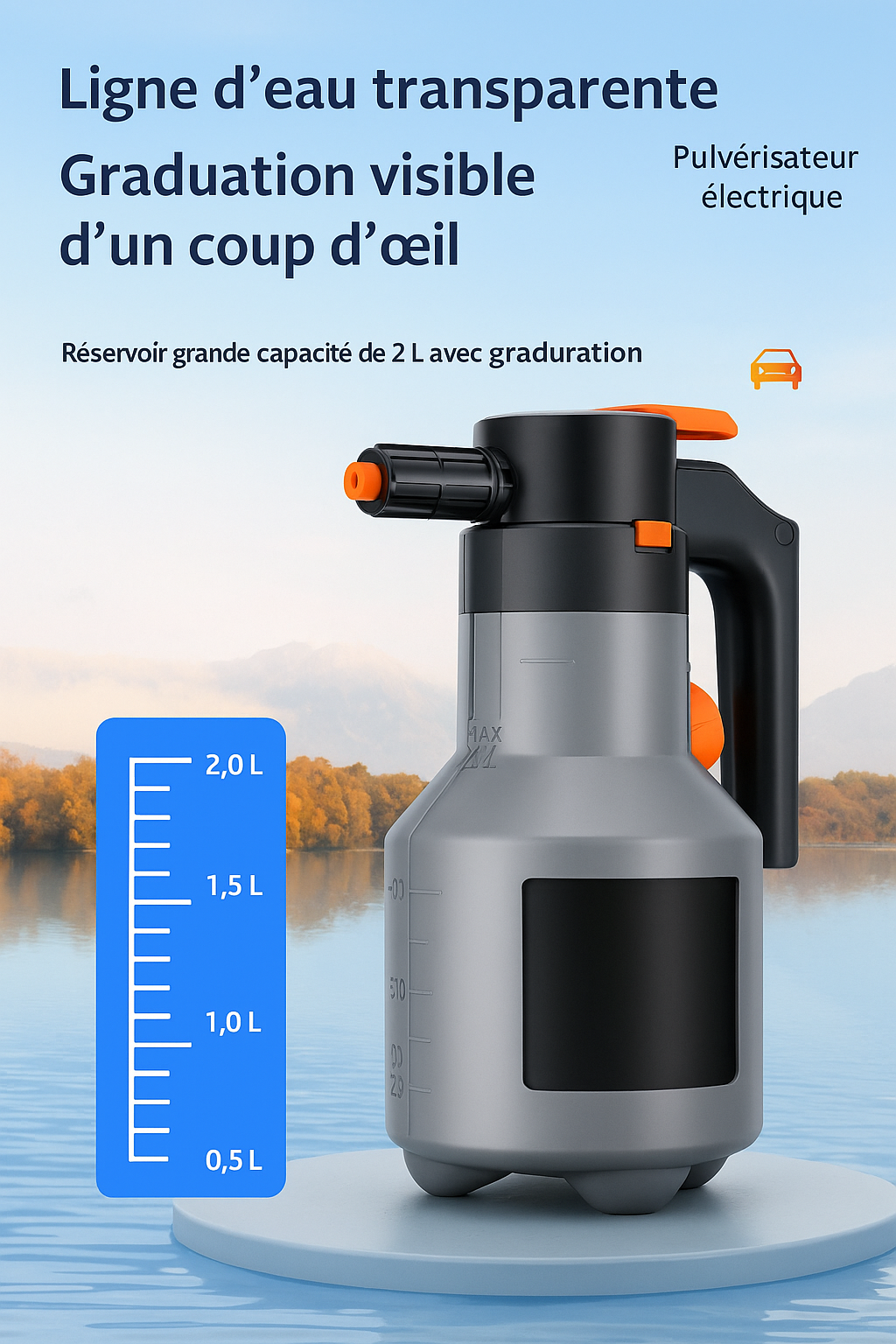 Pulvérisateur Électrique à Mousse 2L – Detailing Auto Maniac Auto Style