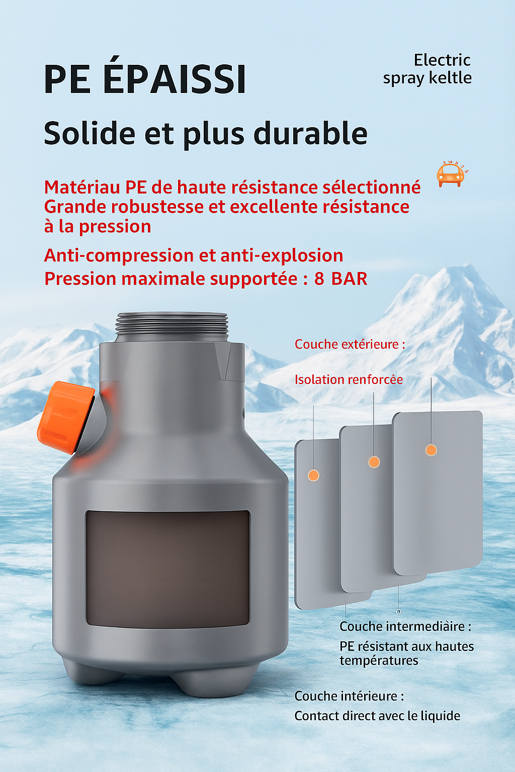 Pulvérisateur Électrique à Mousse 2L – Detailing Auto Maniac Auto Style