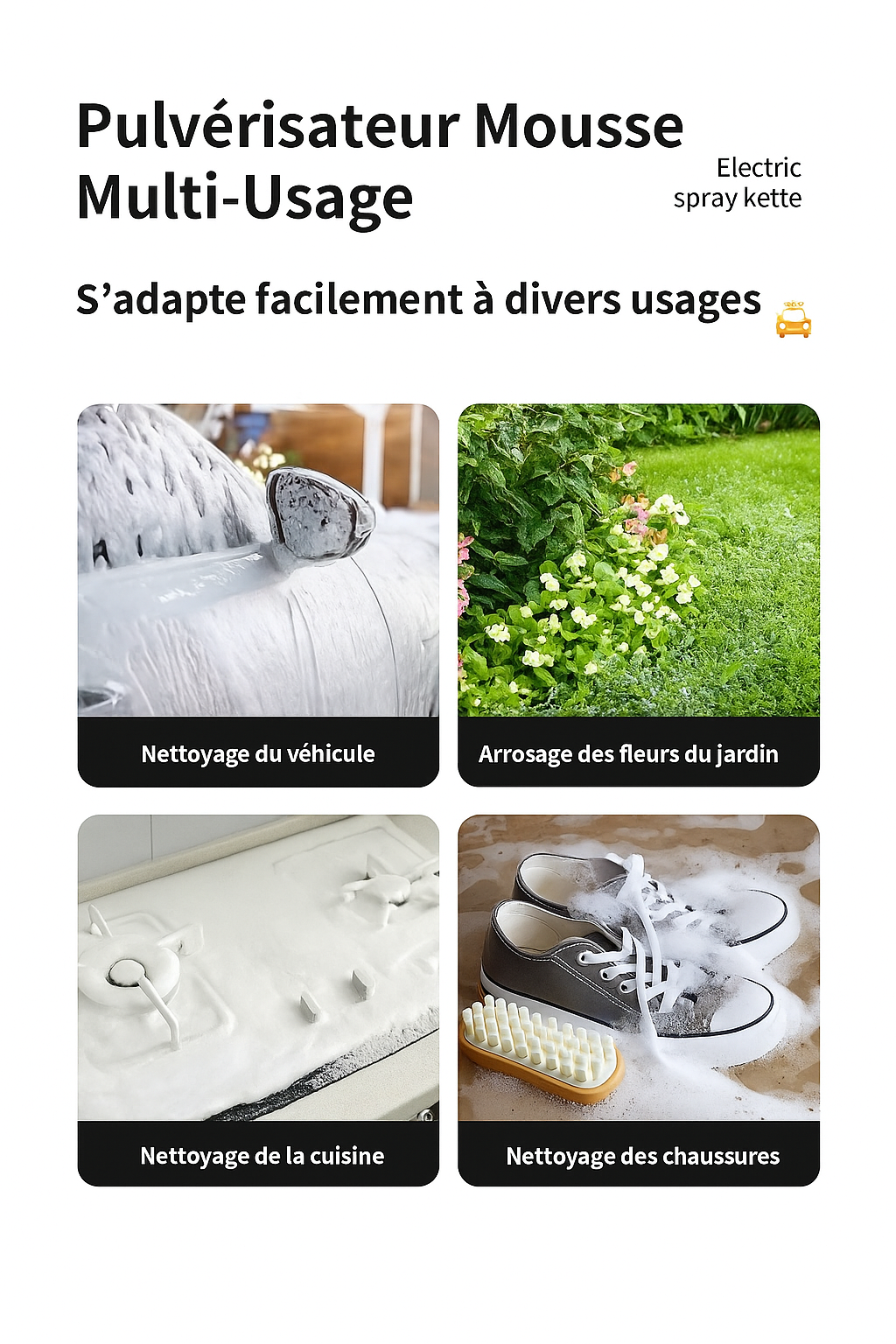 Pulvérisateur Électrique à Mousse 2L – Detailing Auto Maniac Auto Style