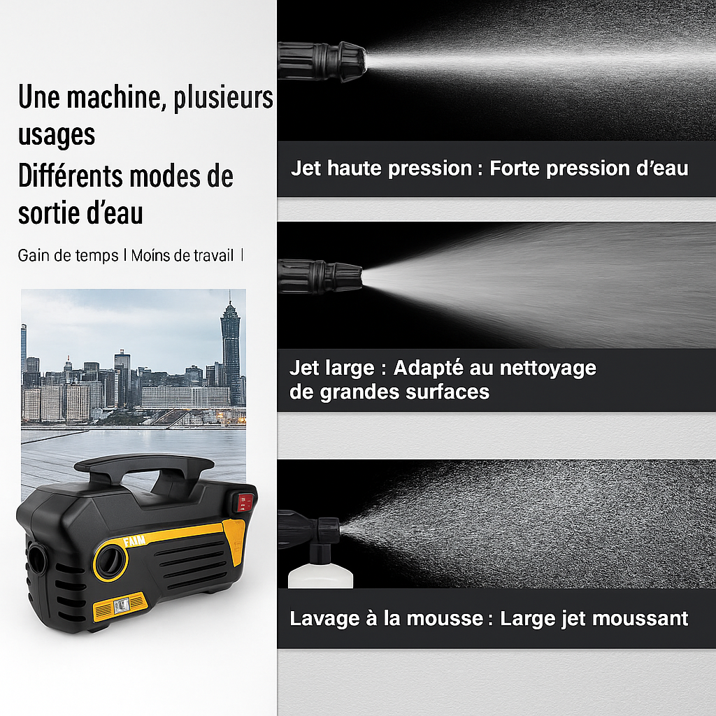 Nettoyeur Haute Pression 3000W Électrique – Detailing Auto Maniac Auto Pro