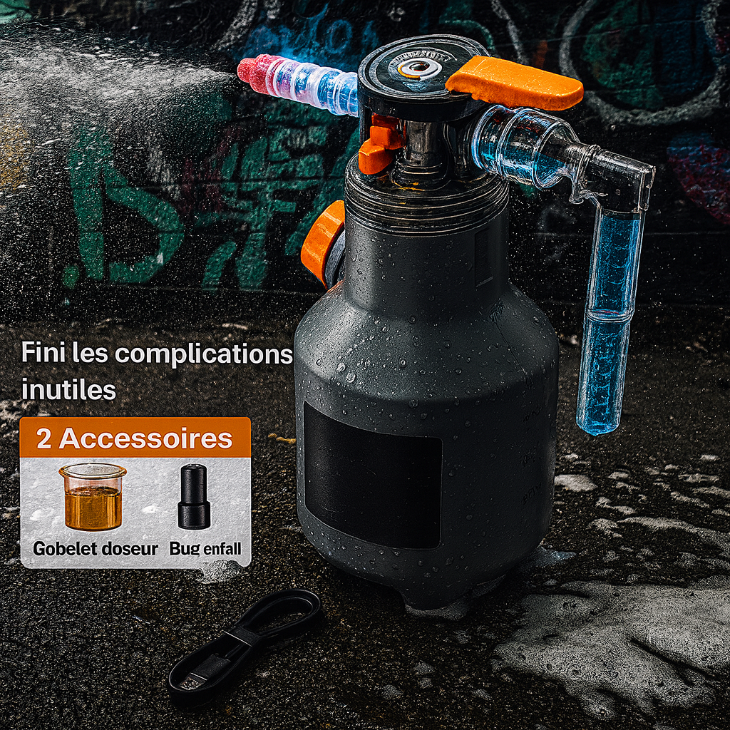 Pulvérisateur Électrique à Mousse 2L – Detailing Auto Maniac Auto Style