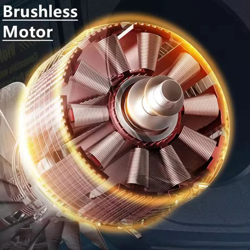 Souffleur d’Air Puissant 20V pour Voiture – Turbo Jet Brushless Haute Pression Compatible DeWALT 18V/20V, Nettoyage Auto, Poussière et Feuilles