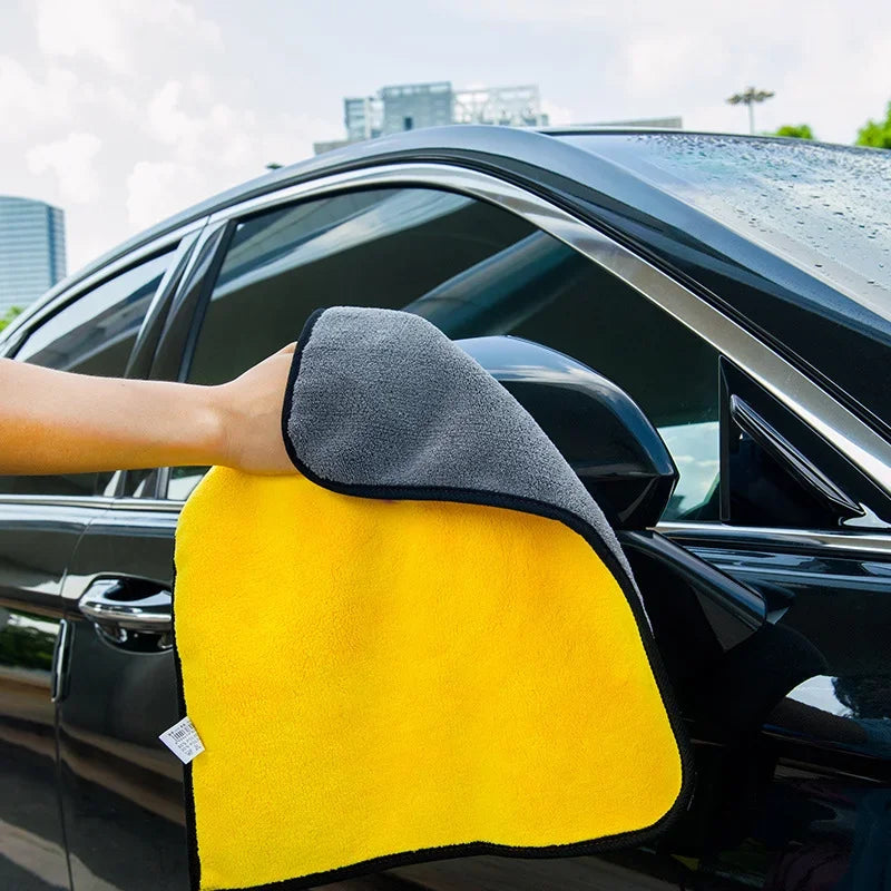 Microfibre Detailing Auto 30x30CM – Serviette de Nettoyage et Séchage Voiture Ultra Douce pour Lavage, Polissage et Entretien Professionnel