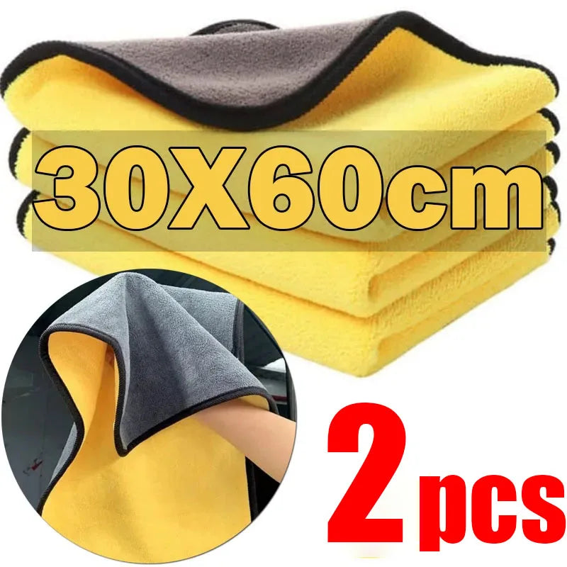Microfibre Detailing Auto 30x30CM – Serviette de Nettoyage et Séchage Voiture Ultra Douce pour Lavage, Polissage et Entretien Professionnel
