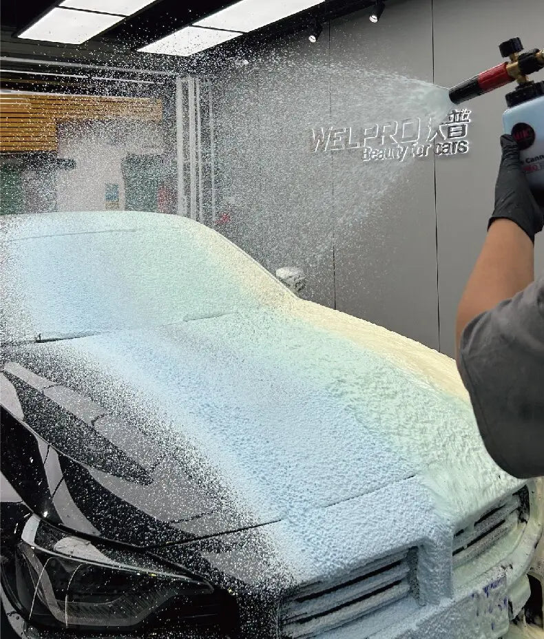 Shampoing Auto Moussant Coloré – Foam Wash Haute Densité pour Foam Cannon & Foam Gun | Detailing Auto, Nettoyage et Brillance Carrosserie