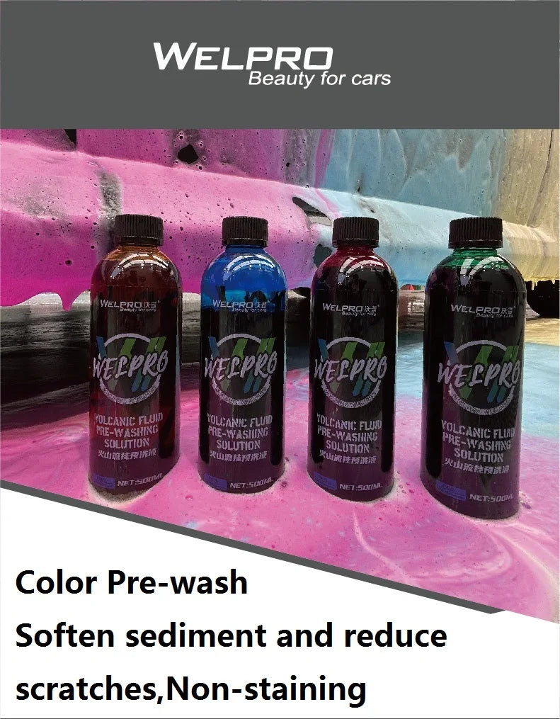 Shampoing Auto Moussant Coloré – Foam Wash Haute Densité pour Foam Cannon & Foam Gun | Detailing Auto, Nettoyage et Brillance Carrosserie