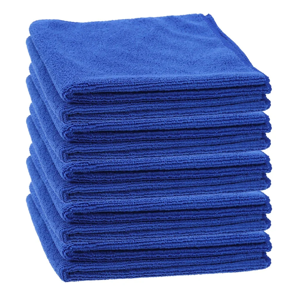 Microfibre Detailing Auto Professionnelle 30x30CM – Lot 25 à 100PCS Serviettes Ultra Douces Séchage Rapide pour Lavage et Entretien Voiture