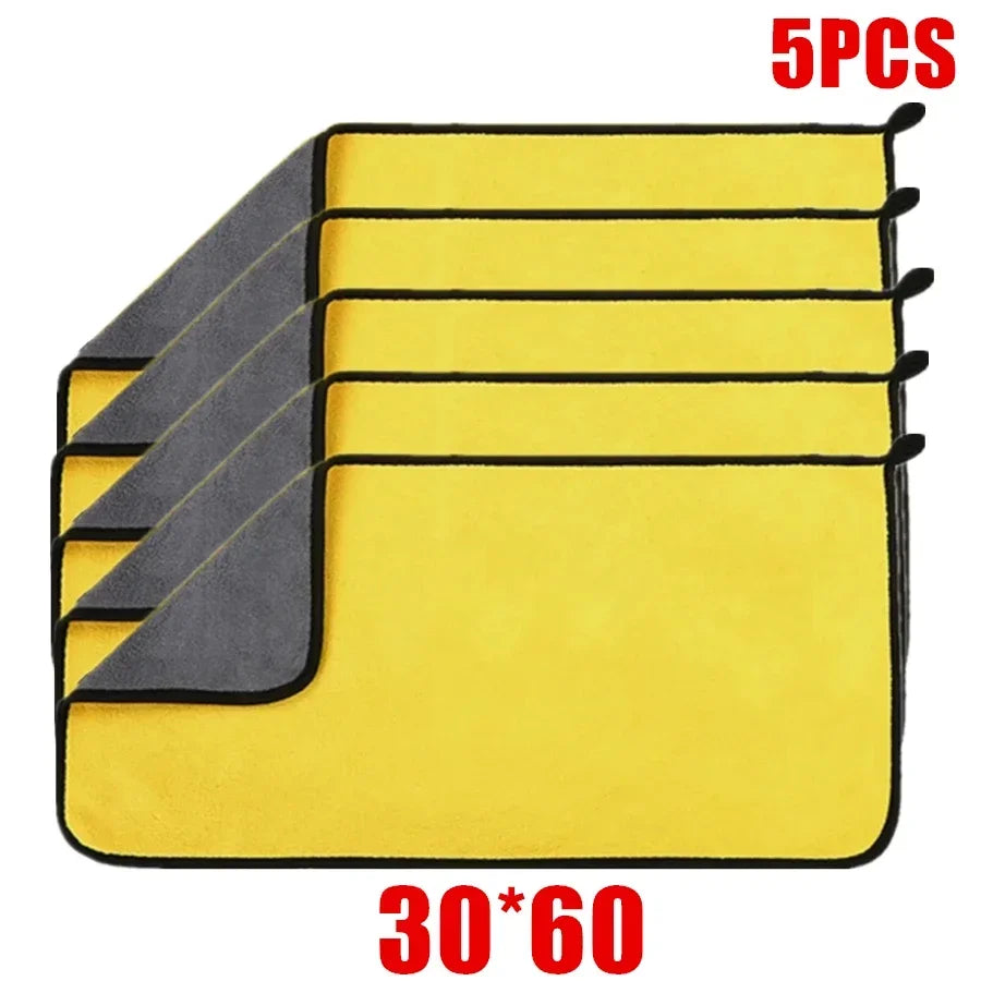 Microfibre Detailing Auto Professionnelle – Lot 1/2/6 Serviettes Lavage et Séchage Ultra Douces Sans Trace pour Voiture et Entretien Carrosserie