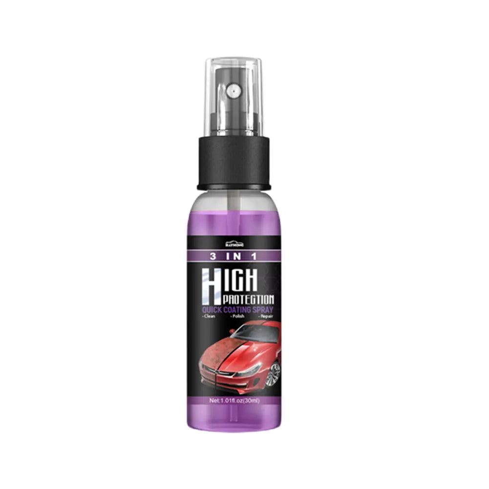 Spray Céramique Voiture 3 en 1 – Nettoyage, Protection Nano & Brillance Haute Définition | Detailing Auto
