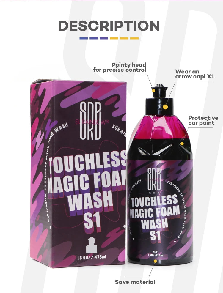 Pink Foaming Extreme Bodywash & Wax Foaming Car Wash Soap, (Works with Foam Cannons/Guns or Bucket Washes) For Cars, Trucks,
