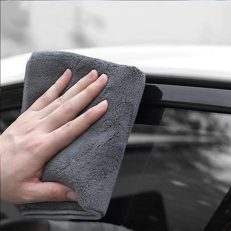 Microfibre Detailing Auto BYD – Serviette Lavage et Séchage Voiture Ultra Douce pour Tang DMI, Song Plus, Atto 3, Qin Pro, E6, Yuan EV