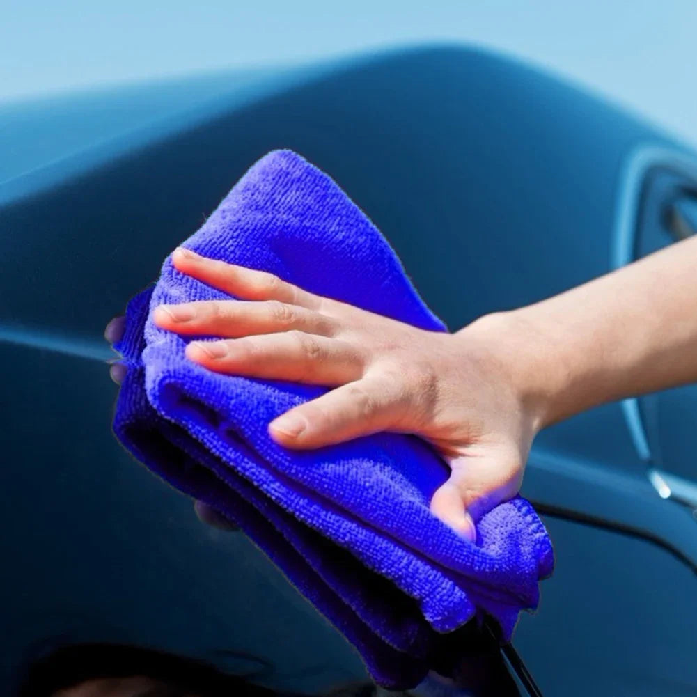 Microfibre Detailing Auto Professionnelle 30x30CM – Lot 25 à 100PCS Serviettes Ultra Douces Séchage Rapide pour Lavage et Entretien Voiture
