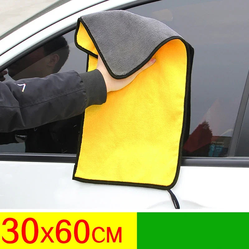 Microfibre Detailing Auto 30x30CM – Serviette de Nettoyage et Séchage Voiture Ultra Douce pour Lavage, Polissage et Entretien Professionnel