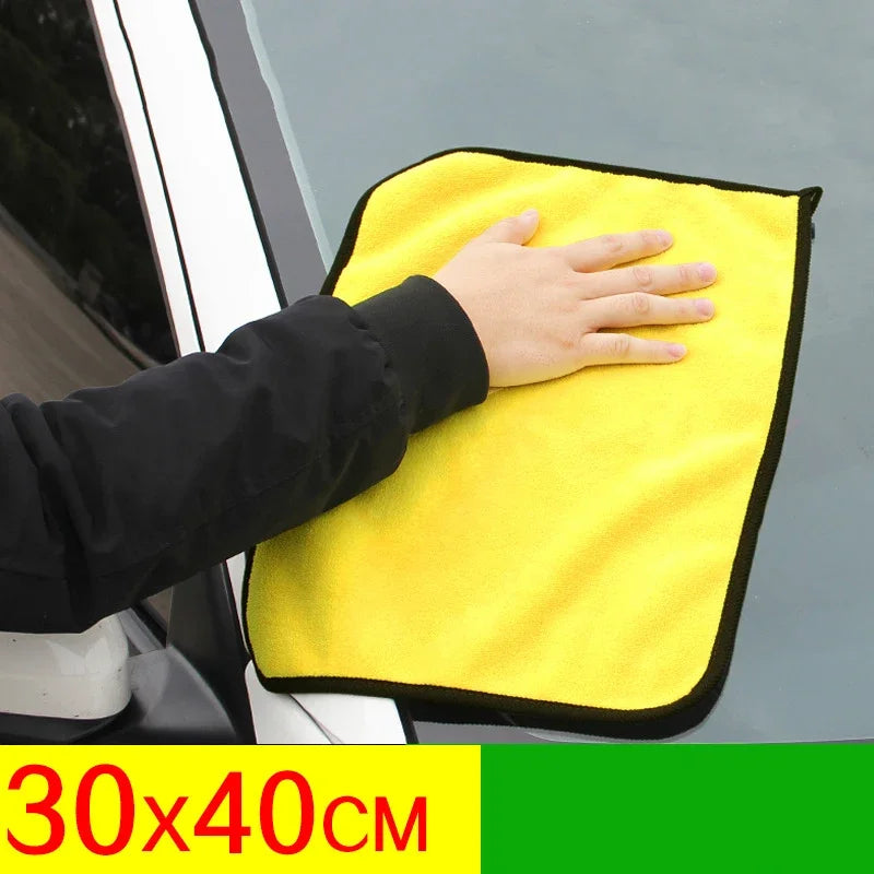 Microfibre Detailing Auto 30x30CM – Serviette de Nettoyage et Séchage Voiture Ultra Douce pour Lavage, Polissage et Entretien Professionnel