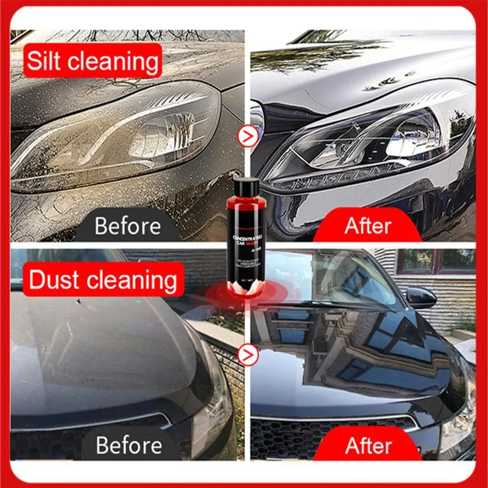 100ml Car Cleaning Foam Large Capacity High Concentration Super Foam Car Wash Liquid Auto Washing Shampoo Foam Car Wash Supplies