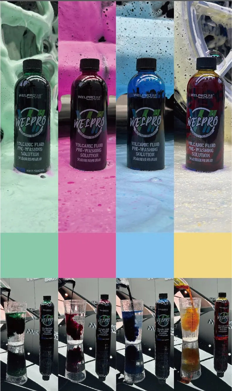Shampoing Auto Moussant Coloré – Foam Wash Haute Densité pour Foam Cannon & Foam Gun | Detailing Auto, Nettoyage et Brillance Carrosserie