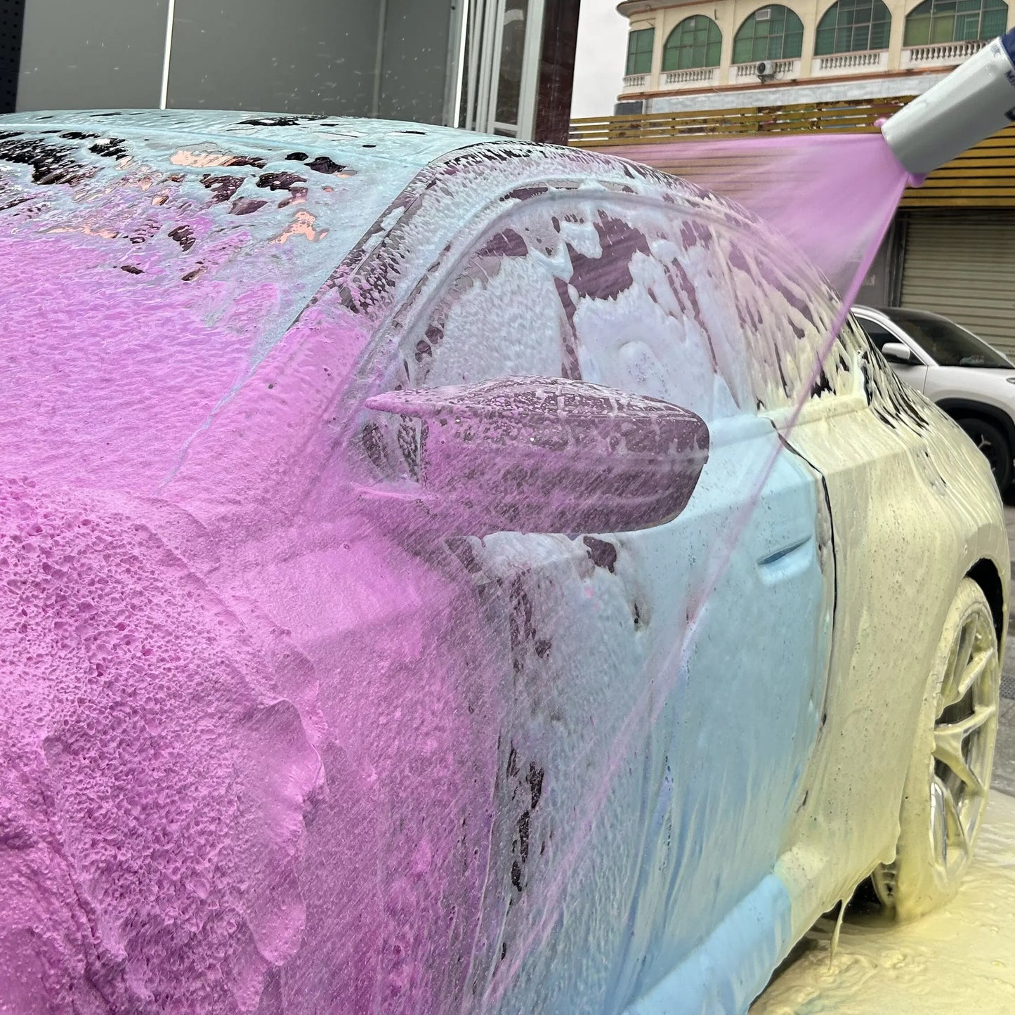 Shampoing Auto Moussant Coloré – Foam Wash Haute Densité pour Foam Cannon & Foam Gun | Detailing Auto, Nettoyage et Brillance Carrosserie