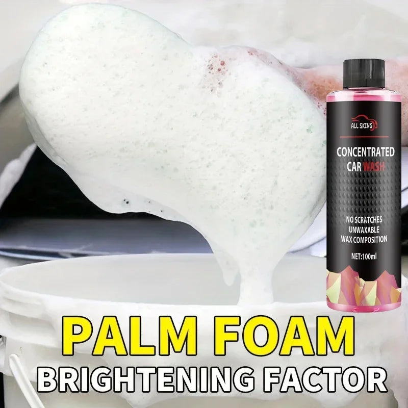 Ultimate Car Wash Foam - Super Concentrated Formula, Car Decontamination, Beauty Polishing Coating, High Concentration Water Wax