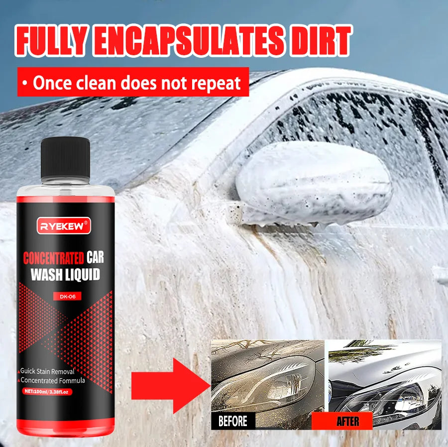 Snow Foam Dense Car Wash Liquid,Foaming Extreme Car Clean,Wax Foaming Car Wash Soap For Car,Trucks,Moto(Works with Foam Cannons)