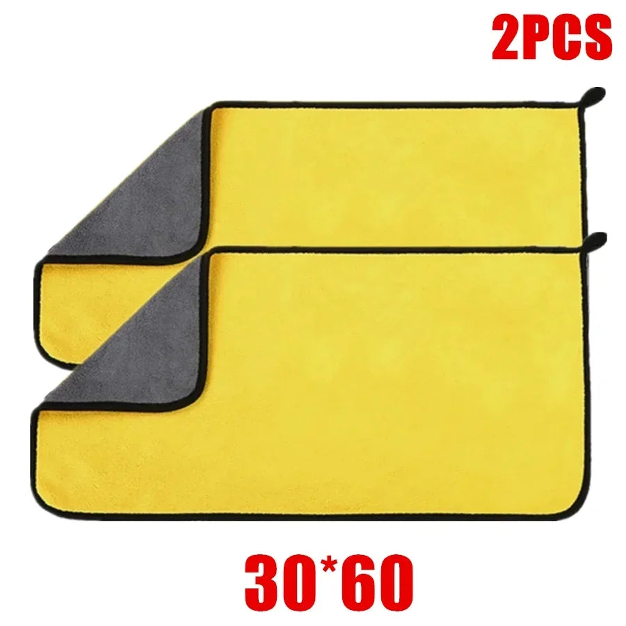 Microfibre Detailing Auto Professionnelle – Lot 1/2/6 Serviettes Lavage et Séchage Ultra Douces Sans Trace pour Voiture et Entretien Carrosserie
