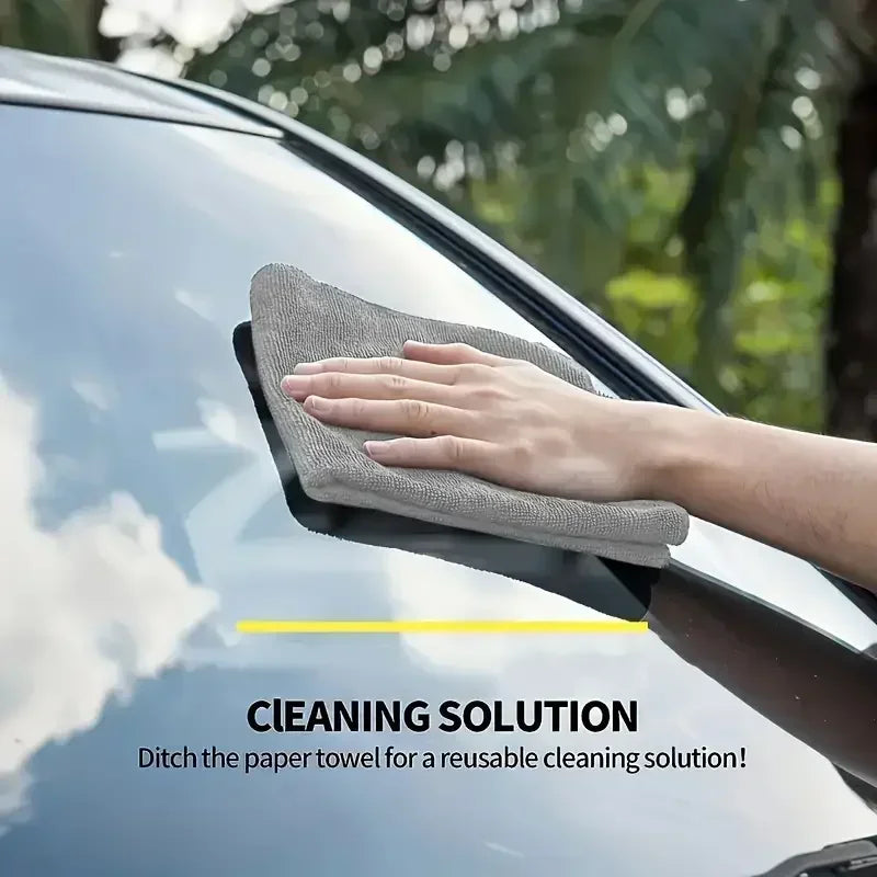 Microfibre Detailing Ultra Douce – Chiffon Nettoyage Absorbant et Réutilisable pour Voiture, Vélo, Cuisine et Entretien Auto Pro
