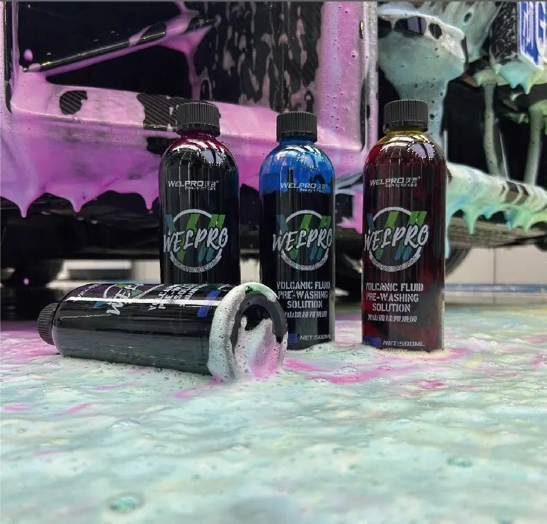 Shampoing Auto Moussant Coloré – Foam Wash Haute Densité pour Foam Cannon & Foam Gun | Detailing Auto, Nettoyage et Brillance Carrosserie