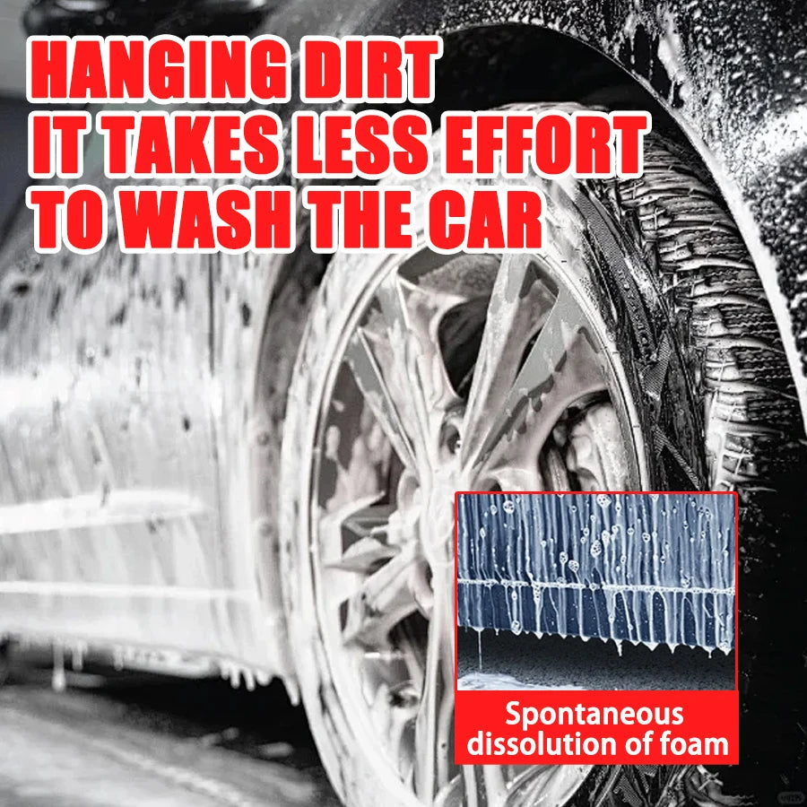 Snow Foam Dense Car Wash Liquid,Foaming Extreme Car Clean,Wax Foaming Car Wash Soap For Car,Trucks,Moto(Works with Foam Cannons)