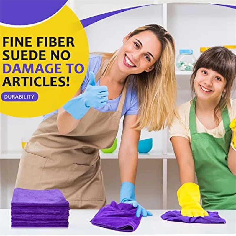 Microfibre Detailing Auto 300GSM – Serviette Ultra Absorbante pour Lavage, Séchage et Polissage Voiture (1 à 10PCS Réutilisables)