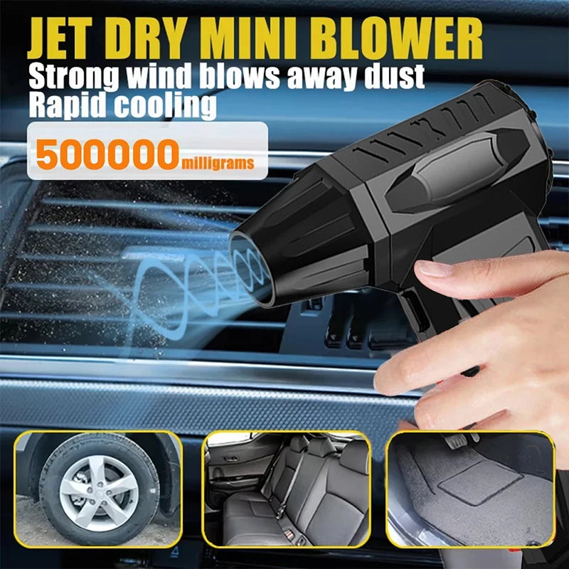 Souffleur d’Air Puissant Xiaomi 400000RPM – Turbo Jet Brushless Ultra Rapide 10000mAh, Séchage Express et Nettoyage PC, Recharge Rapide USB