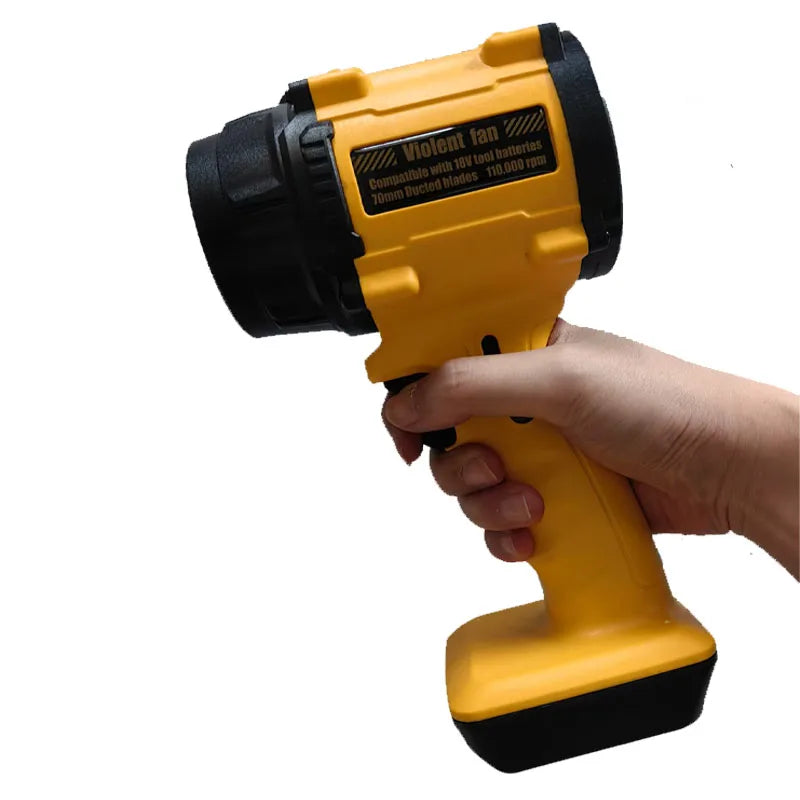 Souffleur d’Air Puissant 20V pour Voiture – Turbo Jet Brushless Haute Pression Compatible DeWALT 18V/20V, Nettoyage Auto, Poussière et Feuilles