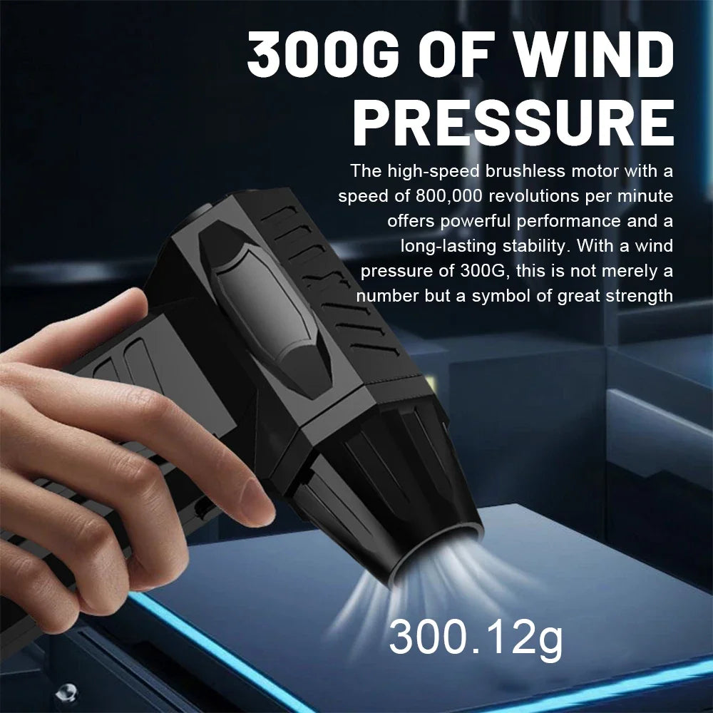 Souffleur d’Air Puissant Xiaomi 400000RPM – Turbo Jet Brushless Ultra Rapide 10000mAh, Séchage Express et Nettoyage PC, Recharge Rapide USB