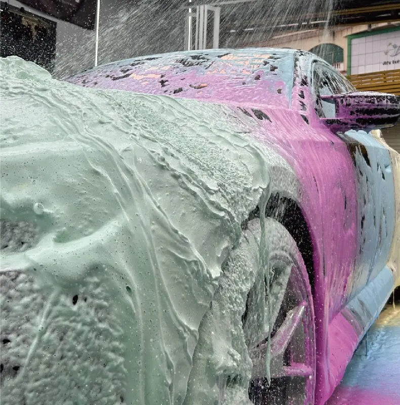 Shampoing Auto Moussant Coloré – Foam Wash Haute Densité pour Foam Cannon & Foam Gun | Detailing Auto, Nettoyage et Brillance Carrosserie
