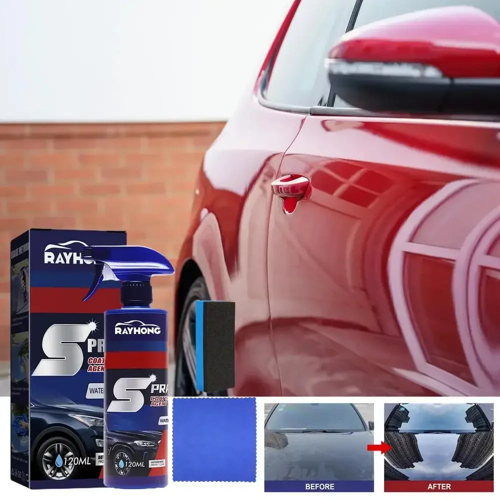 3 in 1 3-1PCS Car Nano Ceramic Coating Quick Film Spray 120ml Scratch Nano Repair Spray car shampoo , car wash, Wax Polish