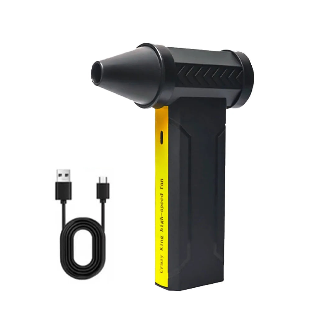 Souffleur d’Air Puissant 160000RPM – Turbo Jet Brushless Haute Vitesse 10000mAh USB Rechargeable pour Voiture, PC, Atelier et Maison