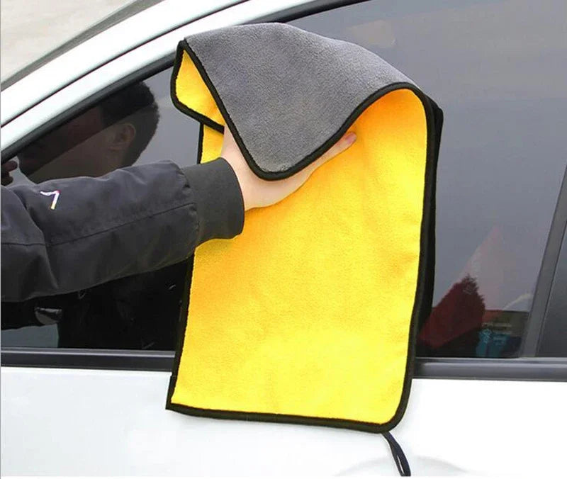 Microfibre Detailing Auto 30x30CM – Serviette de Nettoyage et Séchage Voiture Ultra Douce pour Lavage, Polissage et Entretien Professionnel