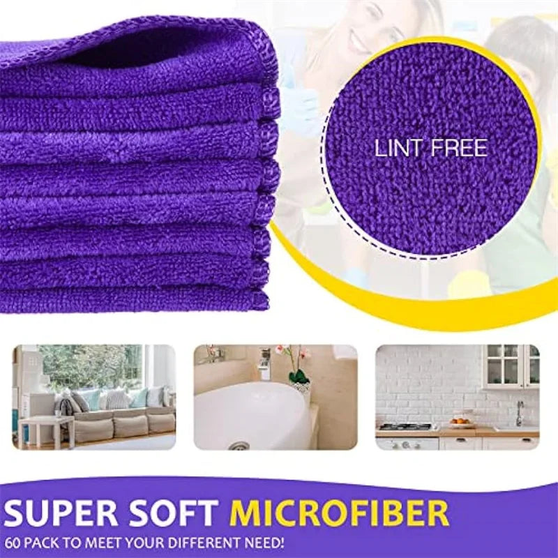 Microfibre Detailing Auto 300GSM – Serviette Ultra Absorbante pour Lavage, Séchage et Polissage Voiture (1 à 10PCS Réutilisables)
