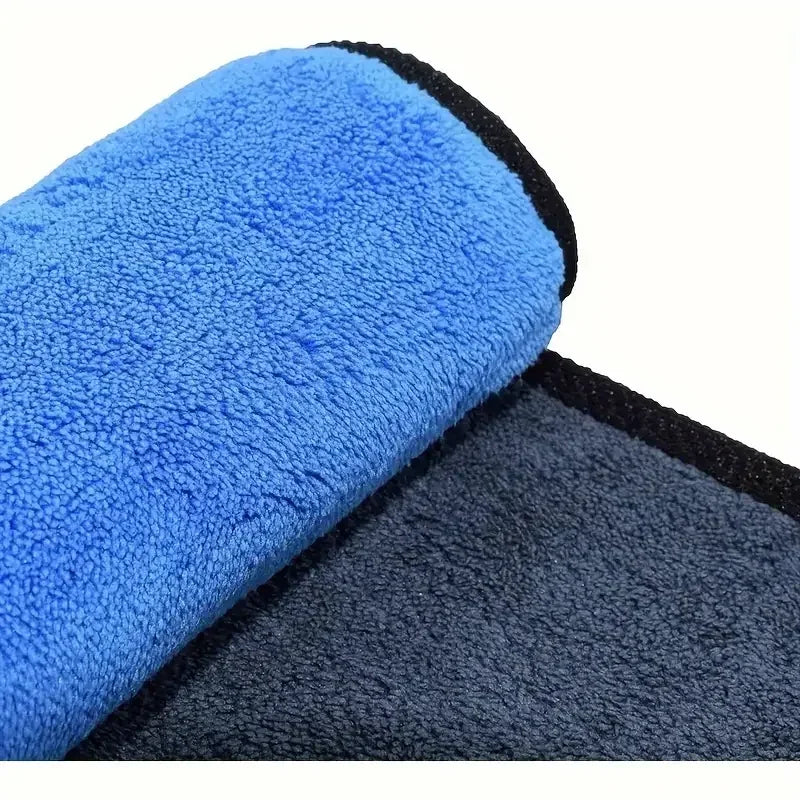 Microfibre Detailing Auto 500GSM – Serviette Ultra Douce Double Couche pour Lavage, Séchage et Polissage Voiture (1/5PCS)
