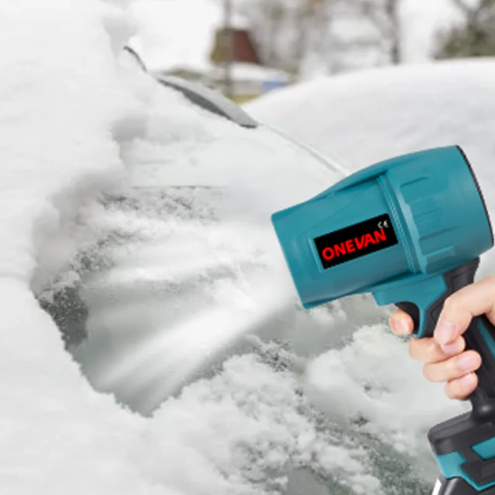 Souffleur Électrique Sans Fil 2000W Brushless ONEVAN – Turbo Jet Fan 200m/s Compatible Batterie Makita | Air Puissant pour Voiture, Jardin & Poussière