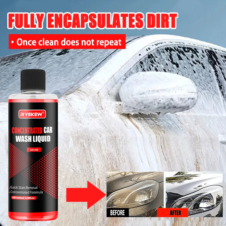 Snow Foam Dense Car Wash Liquid,Foaming Extreme Car Clean,Wax Foaming Car Wash Soap For Car,Trucks,Moto(Works with Foam Cannons)