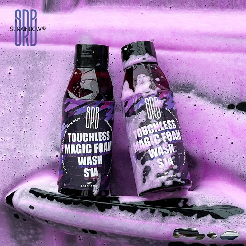 Shampoing Moussant Rose & Cire 2 en 1 – Lavage Voiture Haute Brillance | Detailing Auto, Nettoyage et Protection Carrosserie Foam Cannon & Seau