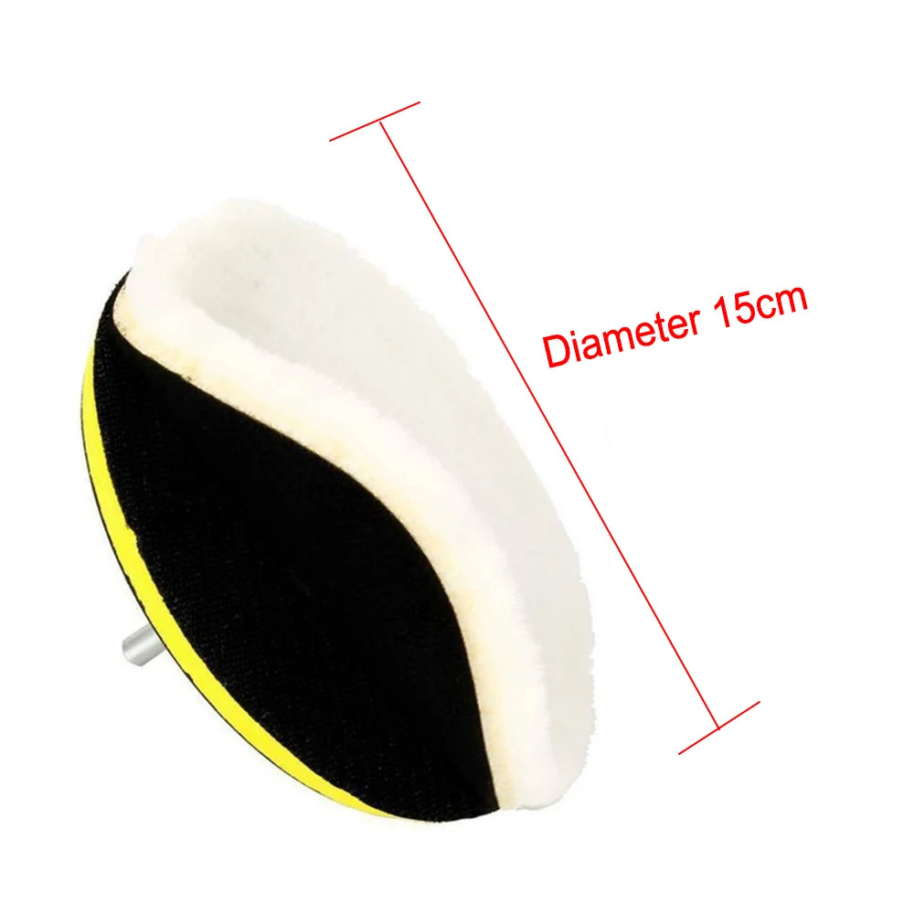 Kit Polisseuse Voiture en Laine 3 pièces